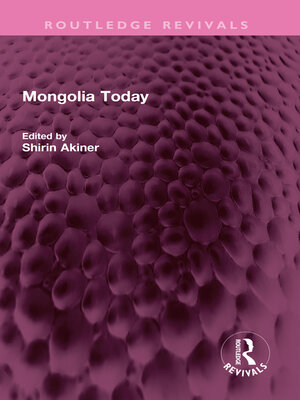cover image of Mongolia Today